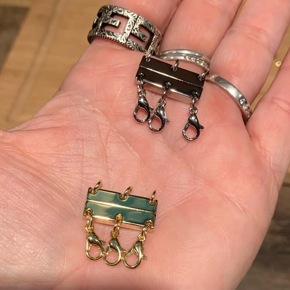 #88 Necklace Layering Magnetic Clasps - Picture 5 of 7